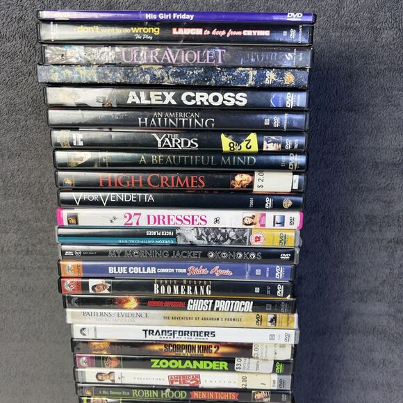 Large DVD Lot of 105 Movies ~ Horror, Comedy~ Drama-Workout- Action NEW & USED! - Picture 5 of 10
